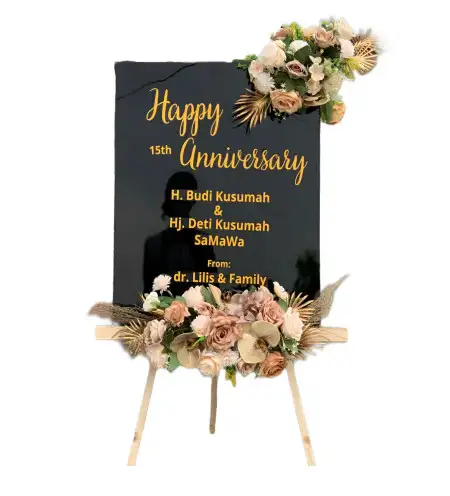 Papan Bunga Akrilik Gelaranyar